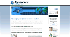 Desktop Screenshot of alexandersmobility.com